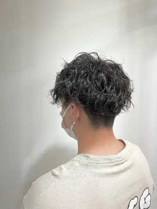 ショート パーマ メンズ 竹内 康浩のヘアスタイル