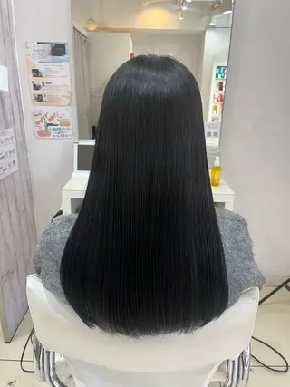 ロング 【髪質改善カラー】 あむ·. ⟡ 🖤のヘアスタイル