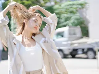 セミロング カラー パーマ ヘアアレンジ newi grande 横浜店のヘアスタイル