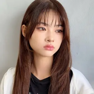 ロング 韓国STYLE 小久保のヘアスタイル
