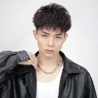 メンズ パーマ 'メンズ職人🔥 トレンドパーマ🔥のヘアスタイル