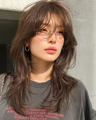 セミロング カラー 🌛ダブルカラー 🌜SAYAKAのヘアスタイル