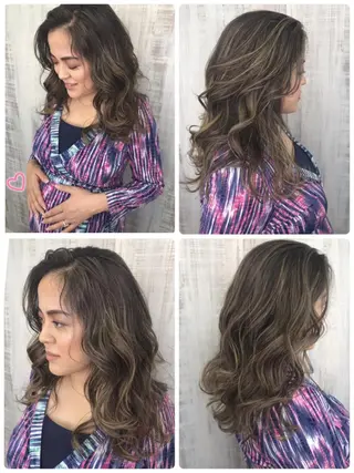 セミロング カラー パーマ ヘアアレンジ メンズ キッズ ネイル マツエク・マツパ 美容室 ソンリエのヘアスタイル