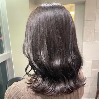 ミディアム カラー 🌙透明感×艶カラー HARURU🌙のヘアスタイル