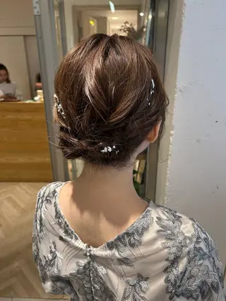 ショート ヘアアレンジ 艶カラー🌸アレンジ 🌹Sally🕊️のその他イメージ