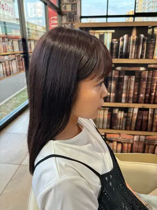 ミディアム 渡辺 恵理佳のヘアスタイル