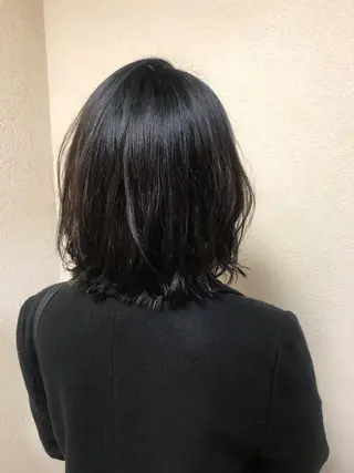 ミディアム 透明感カラー・ 髪質改善🩵イケダのヘアスタイル