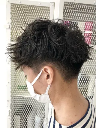 メンズ 菅 野のヘアスタイル