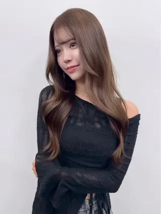 ロング カラー 韓国ヘア特化 TAKESHIのヘアスタイル