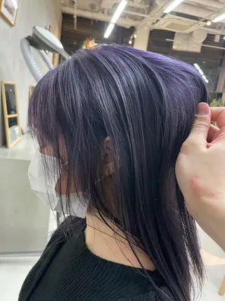 セミロング カラー mee.表参道所属・ボブ/ショート /パーマ/shinのヘアスタイル