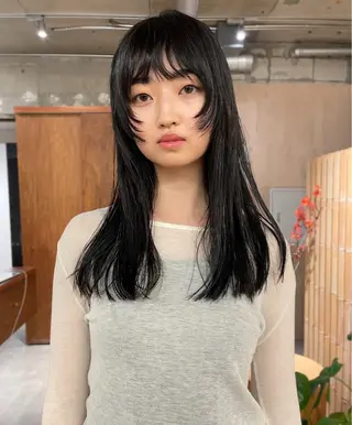 ロング 森田 博樹のヘアスタイル