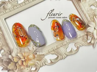 ネイル フルリール 【プライベートサロンのネイルデザイン