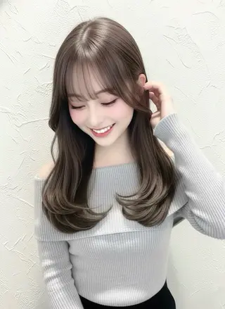 ロング 雰囲気似合わせ/ itta𓂃🫧‪のヘアスタイル