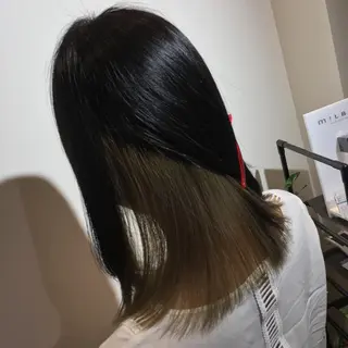 ロング カラー 橋本 慶司のヘアスタイル