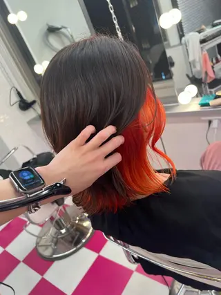 ミディアム カラー ELU. by stella所属・ELU.☁️ ARIのヘアスタイル