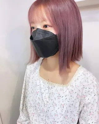 カラー レイヤーカット、 大人可愛い　中村美羅のヘアスタイル