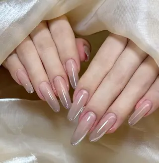 ネイル By moonネイル 🌷ワンホン/韓国風のネイルデザイン