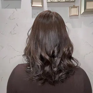 セミロング カラー e.ll grande タナベのヘアスタイル