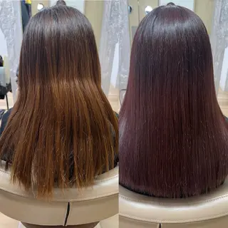 セミロング カラー 高橋 香奈のヘアスタイル