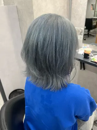 ミディアム ハイトーン・ボブ 🎀/𝐚𝐨𝐢のヘアスタイル