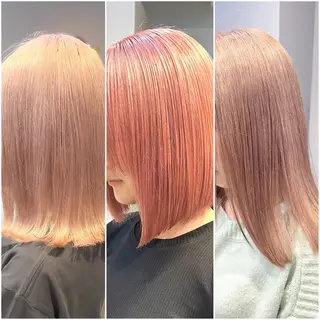 ミディアム カラー 💖ハイライト/ハイ トーン💖MIKIのヘアスタイル