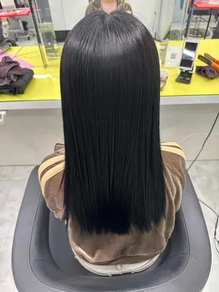 セミロング カラー ヘアアレンジ 🫧原宿艶ワンカラー /ダブルカラー🫧のヘアスタイル