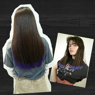 カラー ロング 透明感ハイライト◎ 伊藤夏海のヘアスタイル