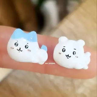 ネイル 3dパーツ/流行り 👧shushu❤️のネイルデザイン