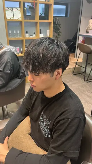 メンズ メンズカット パーマ飯野友喜のヘアスタイル