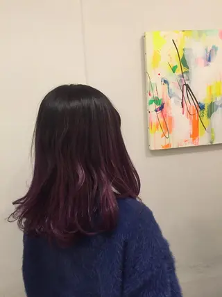 ミディアム カラー 💘透明感カラー💘 沖本 将宏のヘアスタイル