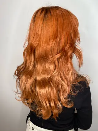 セミロング カラー パーマ ヘアアレンジ メンズ キッズ HairSignature所属・ブリーチ指名神戸 No.1美容師RENのヘアスタイル