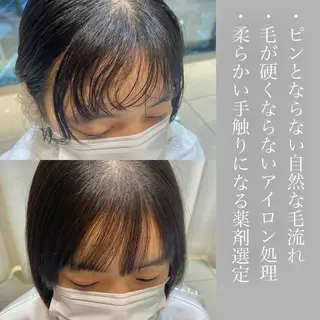 ショート パーマ SALOWIN 新宿三丁目East所属・縮毛矯正/艶カラー /美髪/ﾒｸﾞﾐのヘアスタイル