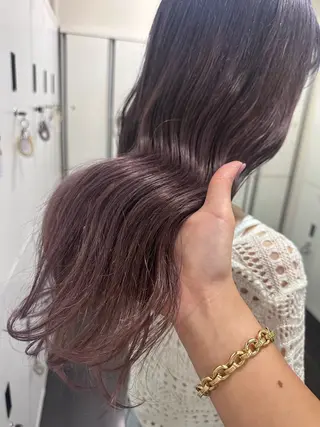 カラー ブリーチカラー/ベー ジュ/Hono🦖のヘアスタイル