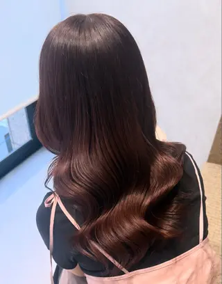 ミディアム YUKI🎀透明感 カラー/暗髪艶カラーのヘアスタイル