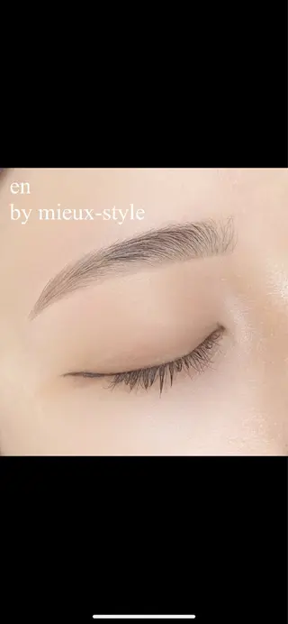 アイブロウ Na0 .en ornerのマツエク・マツパデザイン