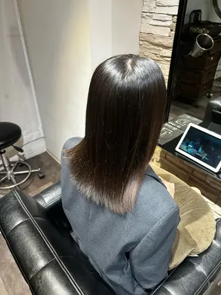 セミロング 🍒サクラ🍒 /透明感カラー/艶髪のヘアスタイル