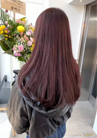 ロング ボブ/くびれボブ/ 髪質改善/Ru-kaのヘアスタイル