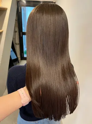 ロング 原田 優花のヘアスタイル