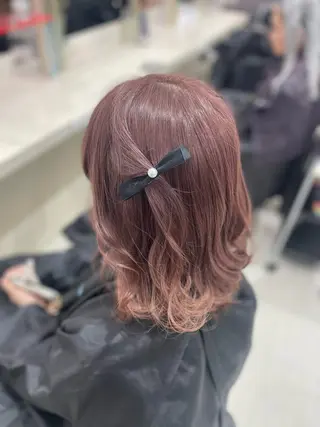 ミディアム 🎀淡めモテカラー WAKANA🎀のヘアスタイル