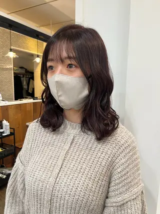 セミロング 無料カットモデル‪✨ ✂️Nanami🌷のヘアスタイル