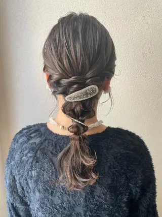 ロング ヘアアレンジ 沢田 瞳のヘアスタイル