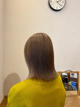 ミディアム カラー 田中 琴鈴のヘアスタイル