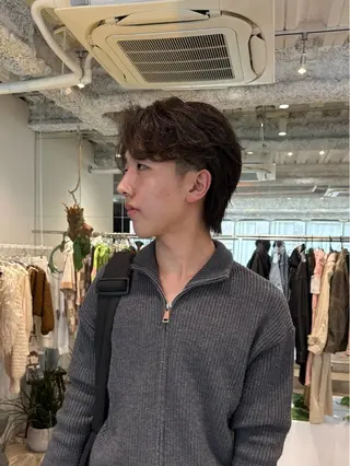 パーマ メンズ ANY/メンズ特化/ シバヤ　ユウキのヘアスタイル