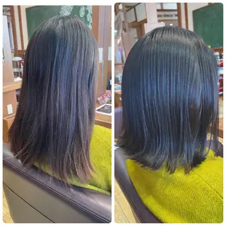ミディアム 吉村 周馬のヘアスタイル