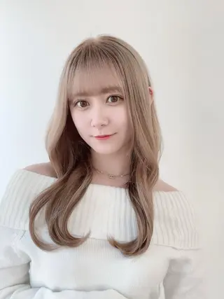 セミロング カラー パーマ ヘアアレンジ メンズ キッズ ネイル マツエク・マツパ アイブロウ 韓国×髪質改善💊 似合わせ/武田涼のヘアスタイル