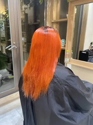 ロング カラー 村田 旭のヘアスタイル