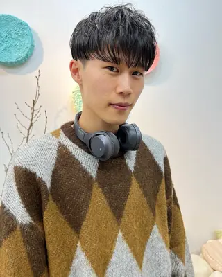 カラー パーマ メンズ 【池袋/スパイキー ショート】ⓝⓘⓜⓤのヘアスタイル