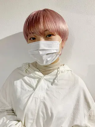 ショート ハイトーンNo.1✨ パーマ✨イマイタツヤのヘアスタイル