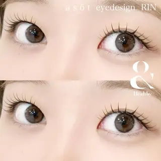 マツエク・マツパ RIN🍎 asot 【千葉】のマツエク・マツパデザイン