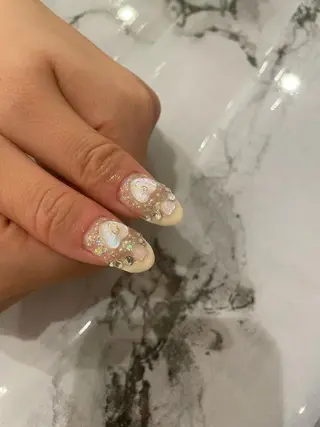 ネイル 束感まつ毛/ネイル/ LED♥KIRARAのマツエク・マツパデザイン